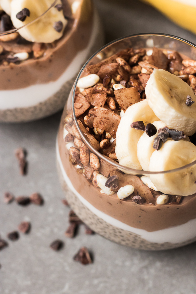 Chocolate Banana Chia Pudding Natalie Yonan