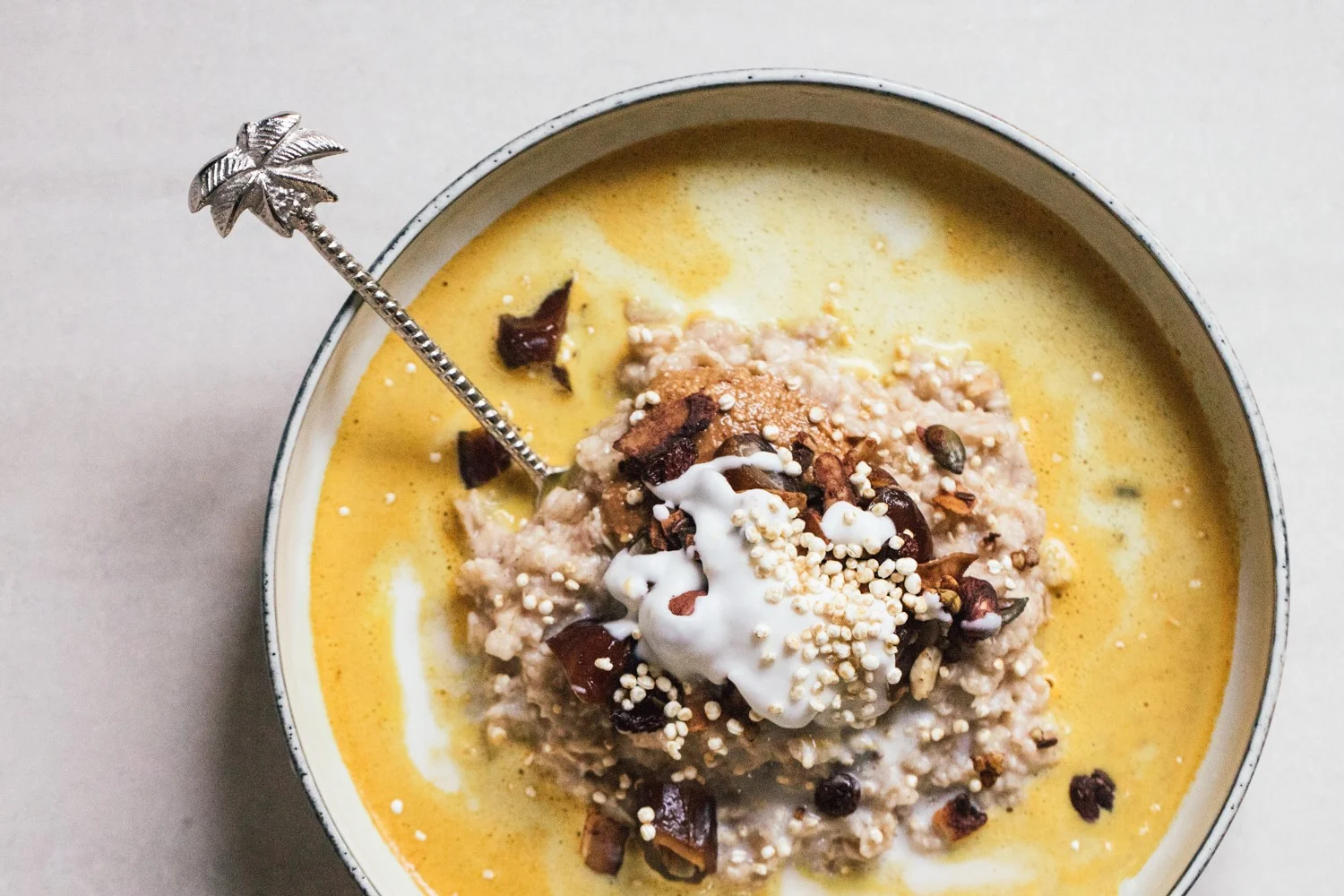 Golden Milk Oatmeal Natalie Yonan