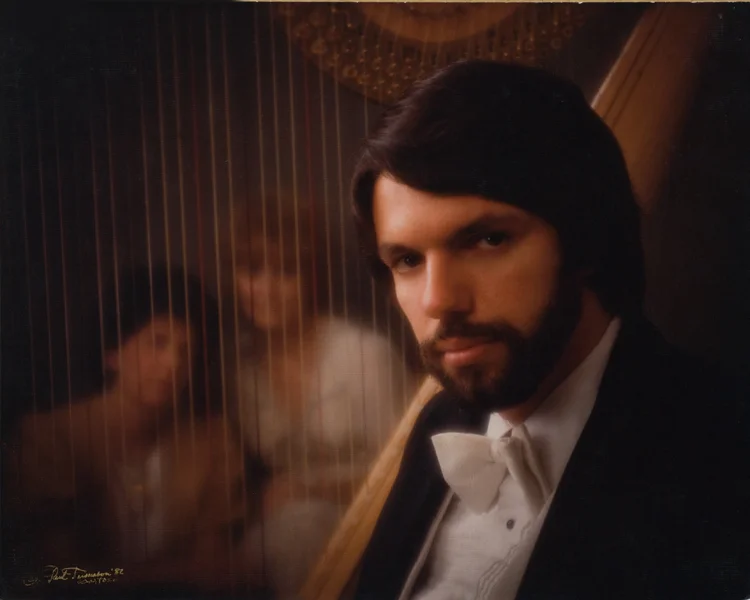   Dan Levitan, Principal Harp, San Jose Symphony, &copy;1982  