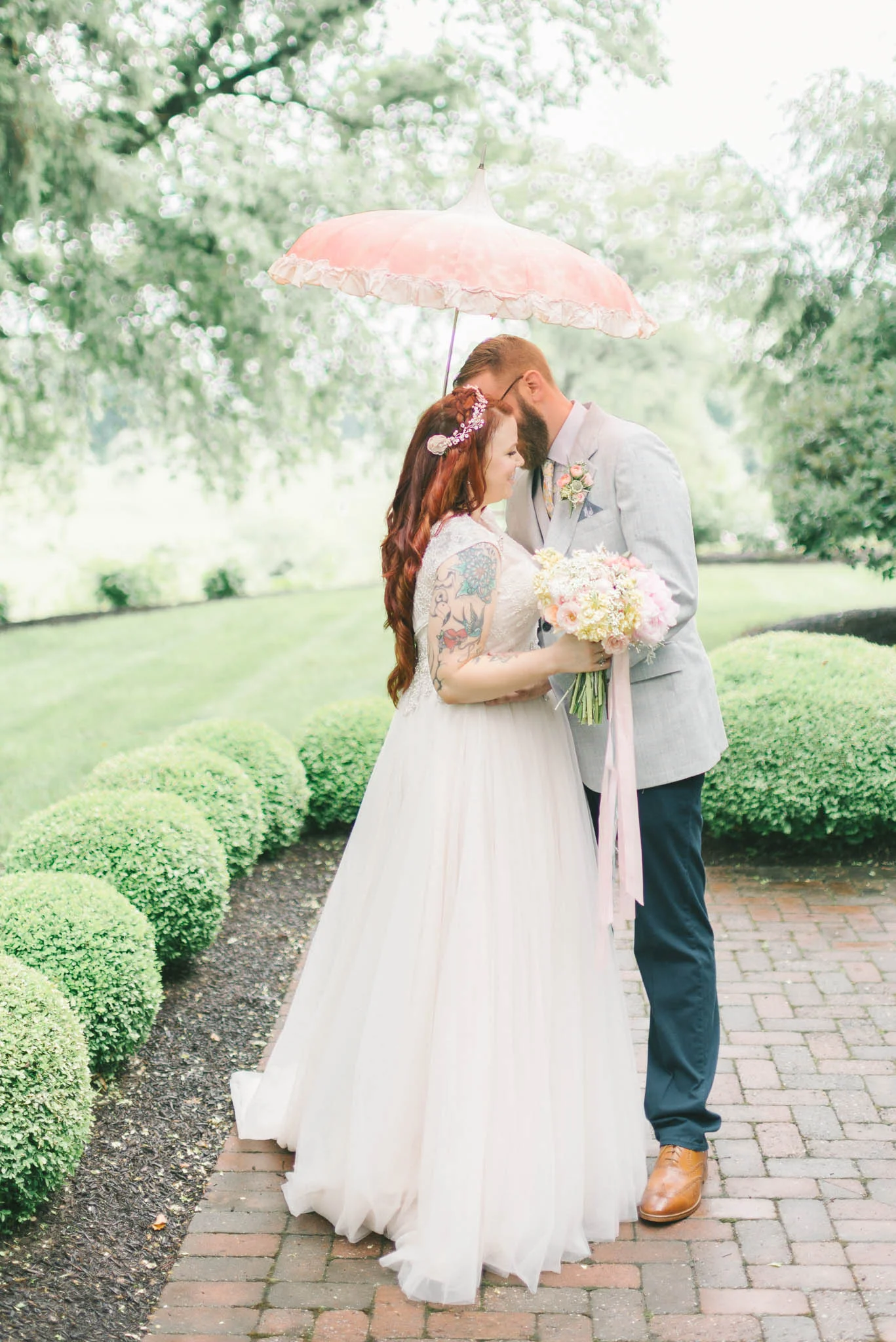 Vintage Bella Umbrella | Featured on Ruffled | Vintage Bella Umbrella Rentals | Elizabeth Fogarty Photography
