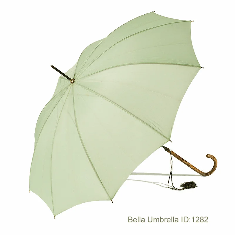 Umbrella ID 1282 | Sea foam Green Solid Umbrella | Bella Umbrella | Vintage Umbrella Rentals