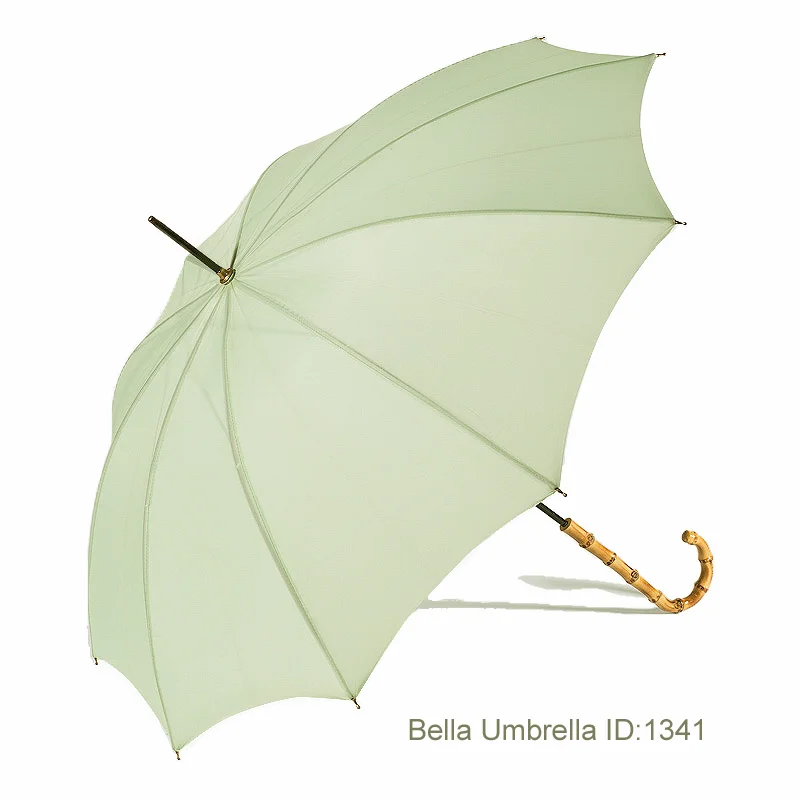 Umbrella ID 1341 | Sea foam Green Solid Umbrella | Bella Umbrella | Vintage Umbrella Rentals