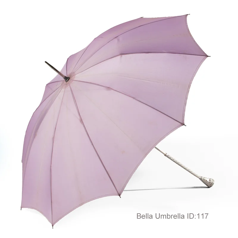 Umbrella ID 117 | Jeweled Handle Lavender Umbrella | Bella Umbrella | Vintage Umbrella Rentals
