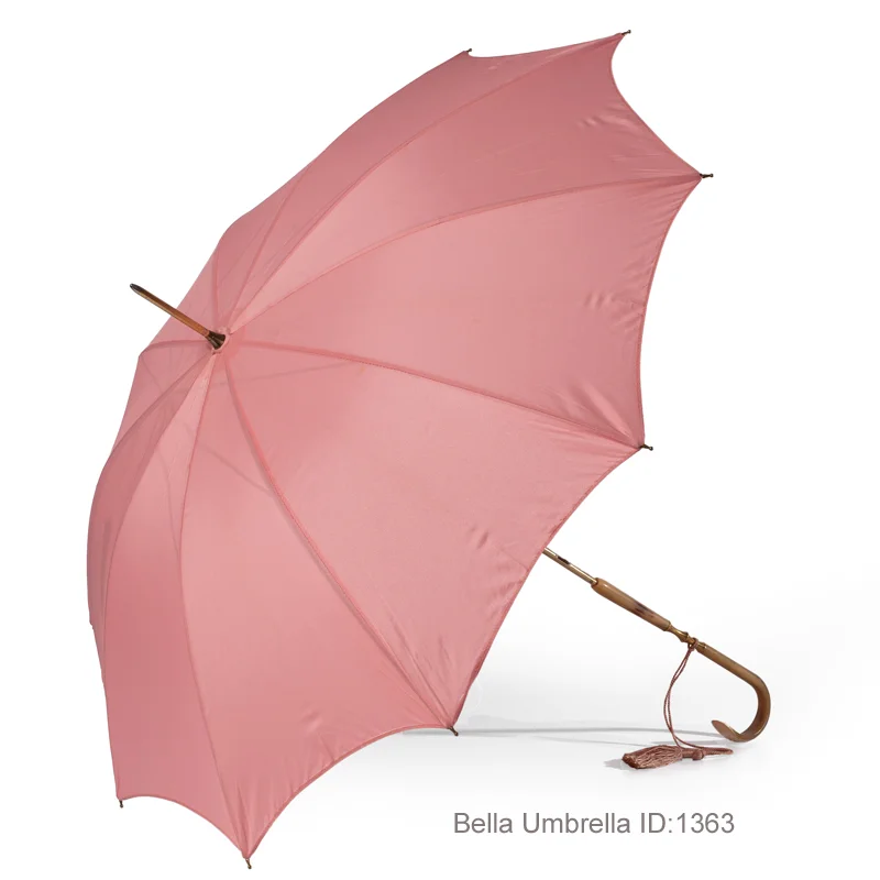 Umbrella ID 1363 | Pink Solid Umbrella | Bella Umbrella | Vintage Umbrella Rentals
