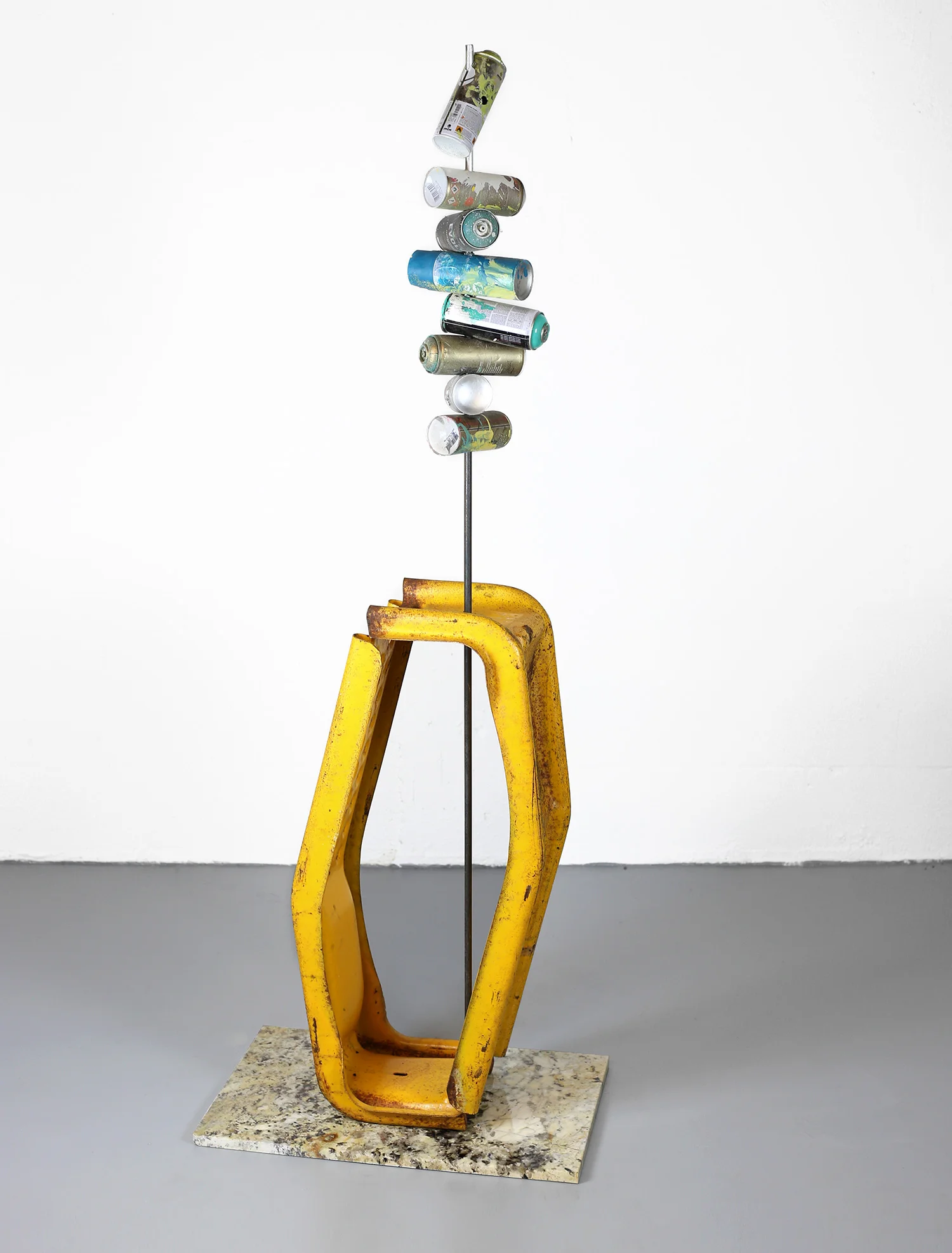 Atlatl , 2017, Mixed Media 6'x2'