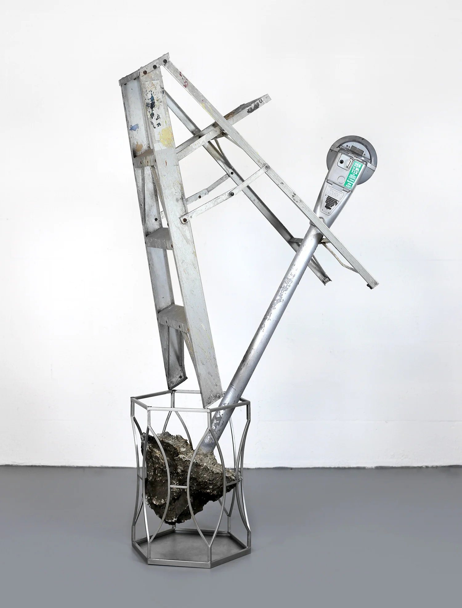 Cash In , 2017, Mixed Media 8'x3'