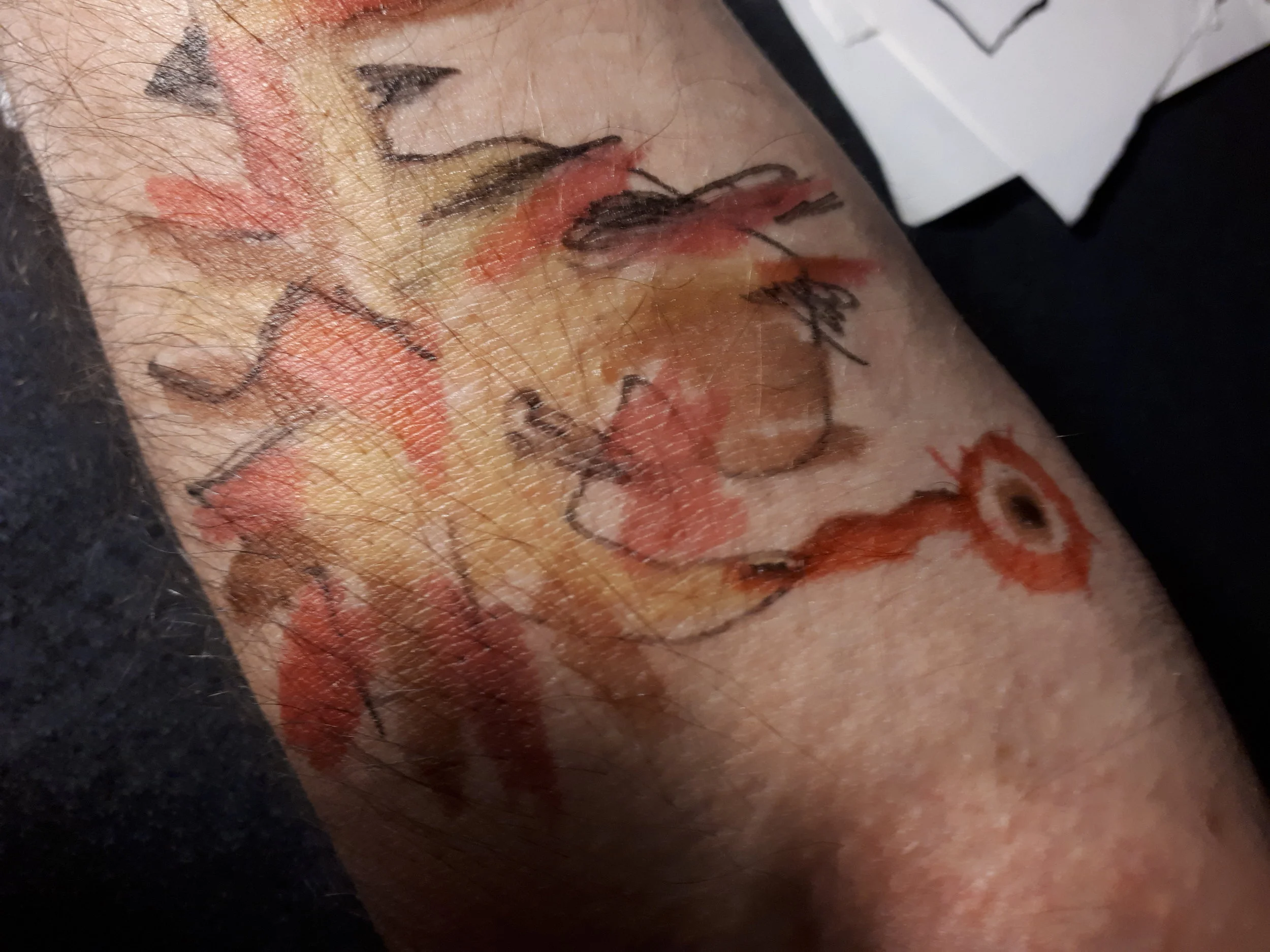 Ballpoint Pen Tattoos — Robert Dayton