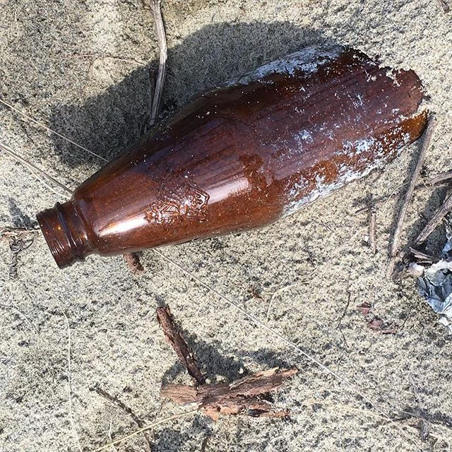 Amazing! Check out this #pieceofcrap I found in the dunes today! @anheuserbusch does this belong to you? Tell your customers to #reducereuserecycle. #beachgarbage #beachcrap #getthiscrapoffmybeach #pollution