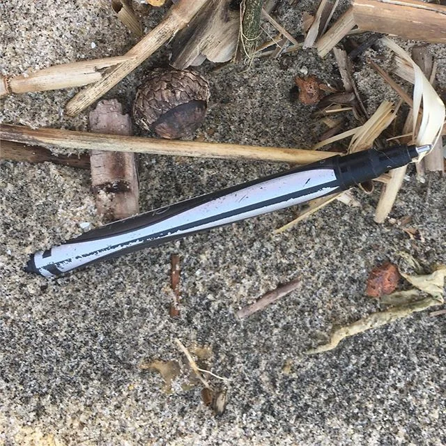 Good thing I found this #pieceofcrap @sharpie at my beach. @sharpie, tell your customers to #reducereuserecycle or make your crap #biodegradeable. #pollution #getthiscrapoffmybeach #beachcrap #beachgarbage #driedoutsharpie