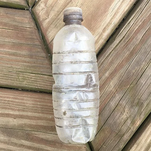 Last #pieceofcrap of the day! #CotD! Looks like it's a generic, plastic water bottle. Please don't forget to #reducereuserecycle and #getthiscrapoffmybeach ! #pollution #crapifindatthebeach #beachcrap #beachgarbage