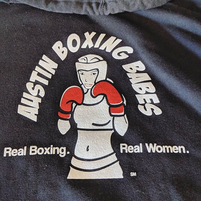 Custom activewear screen printing on breathable workout apparel produced for Austin Boxing Babes.
