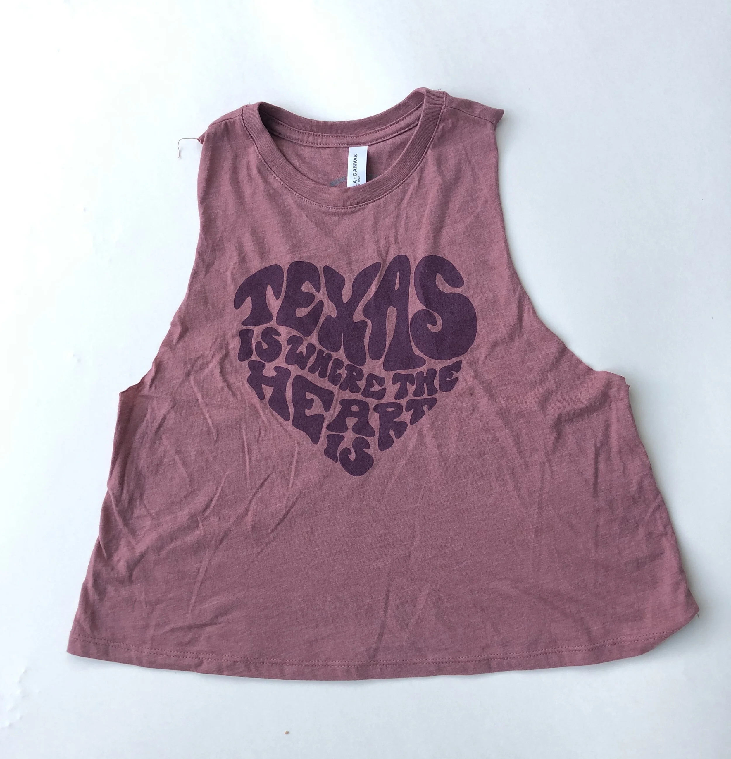 Where The Heart Is Racerback Tank