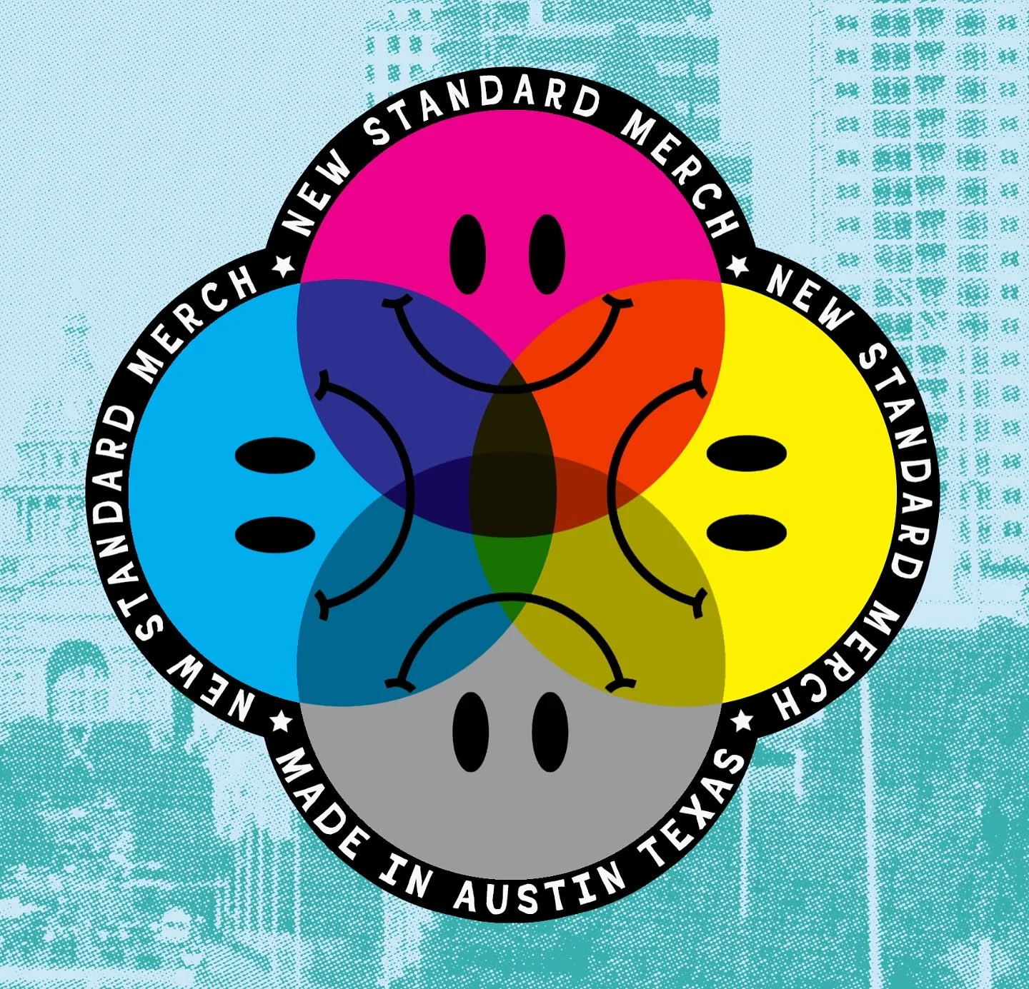 We hope you all are having a great week prepping for #sxsw :) don&rsquo;t forget your merch orders friends #austin #texas #atx #austintx #merch #cmyk #stayweird