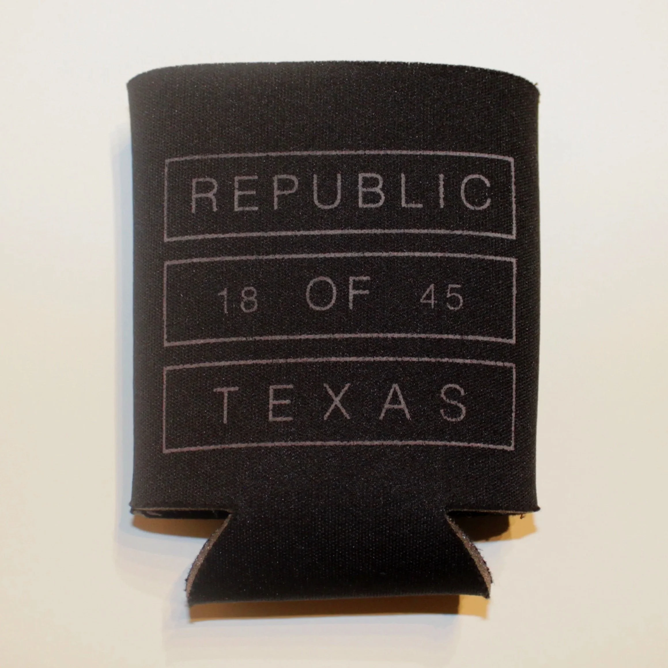 Bulk custom printed neoprene koozies for an Austin Texas event
