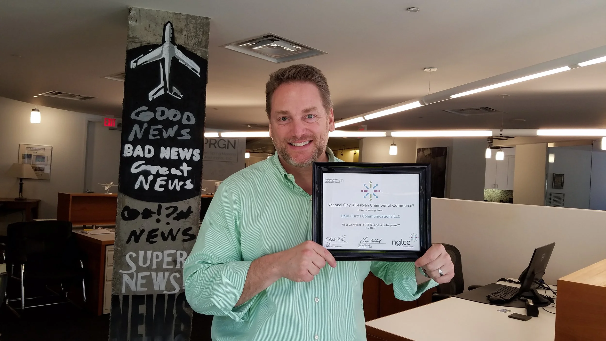 DCC Receives LGBT Business Enterprise Certification