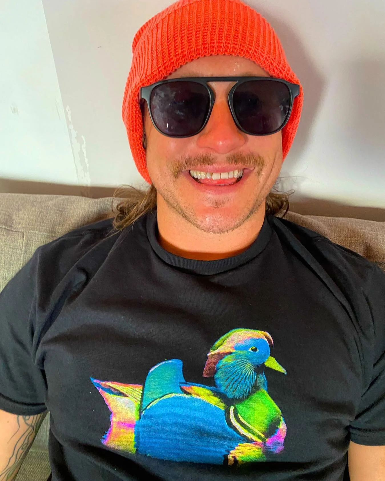 The neon wood duck boy. 🦆 quack quack.
.
.
.
.
.
.
.
.
 #quack #woodduck #luckyducky #neon #santacruz #screenprinting  #screenprinter #screenprinted #print #printing #printmaking #screenprintinglife #customscreenprinting #art #graphic #design #small