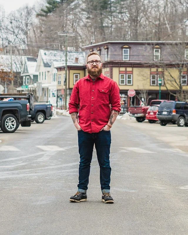 Bummed to have just missed meeting up with our homie @lucaszfitz while visiting our factories here in #massachusetts. Def check out his feed to get some good intel on some great brands. Looking good in that red Shop Rag Shirt buddy, props to @america