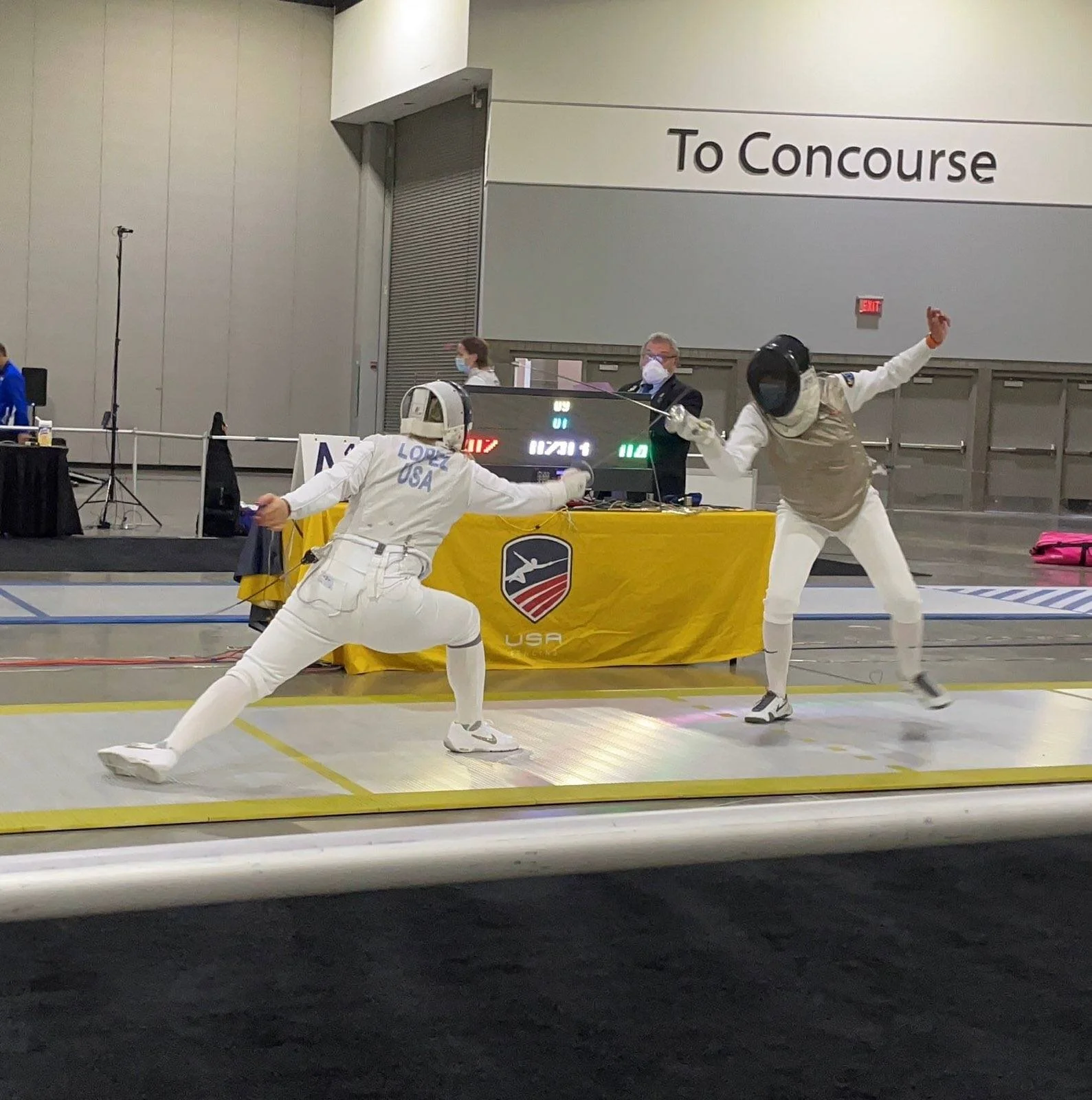 TMFC Vet Foil Fencers Rosenfeld and Lopez Bring Home National Honors