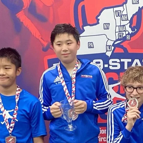Ethan Kim Wins Gold in Y14 Men's Saber at the 9-State Fencing Cup
