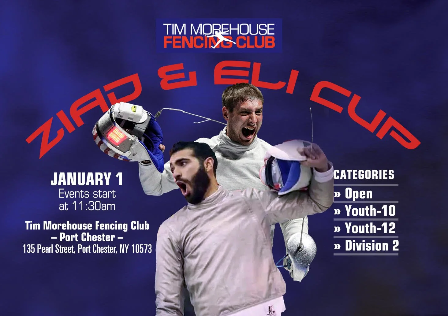 New Years Day Saber and Epee Tournaments - Covid Testing and Tournament Logistics