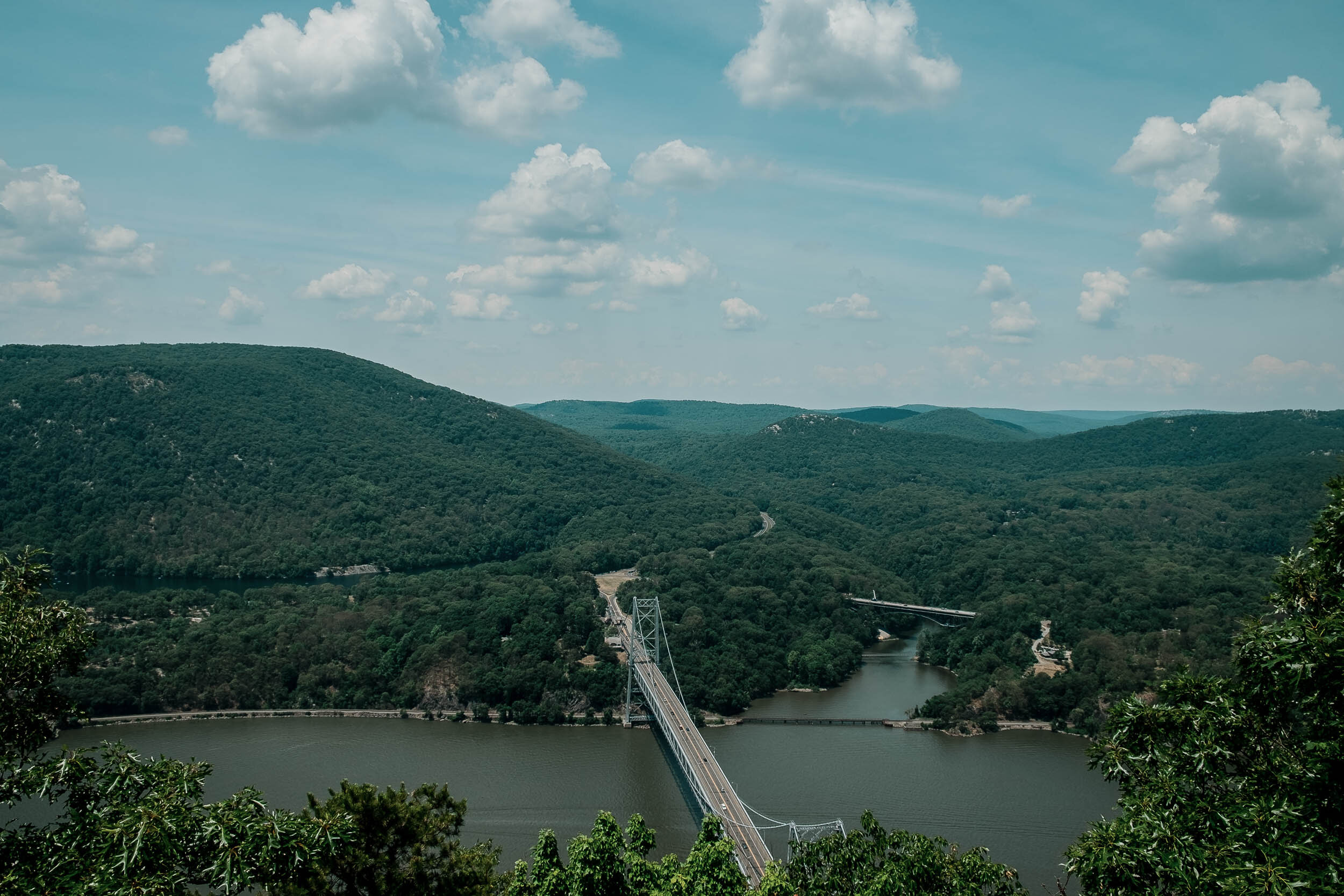 Bear Mountain Bridge From Anthony's Nose