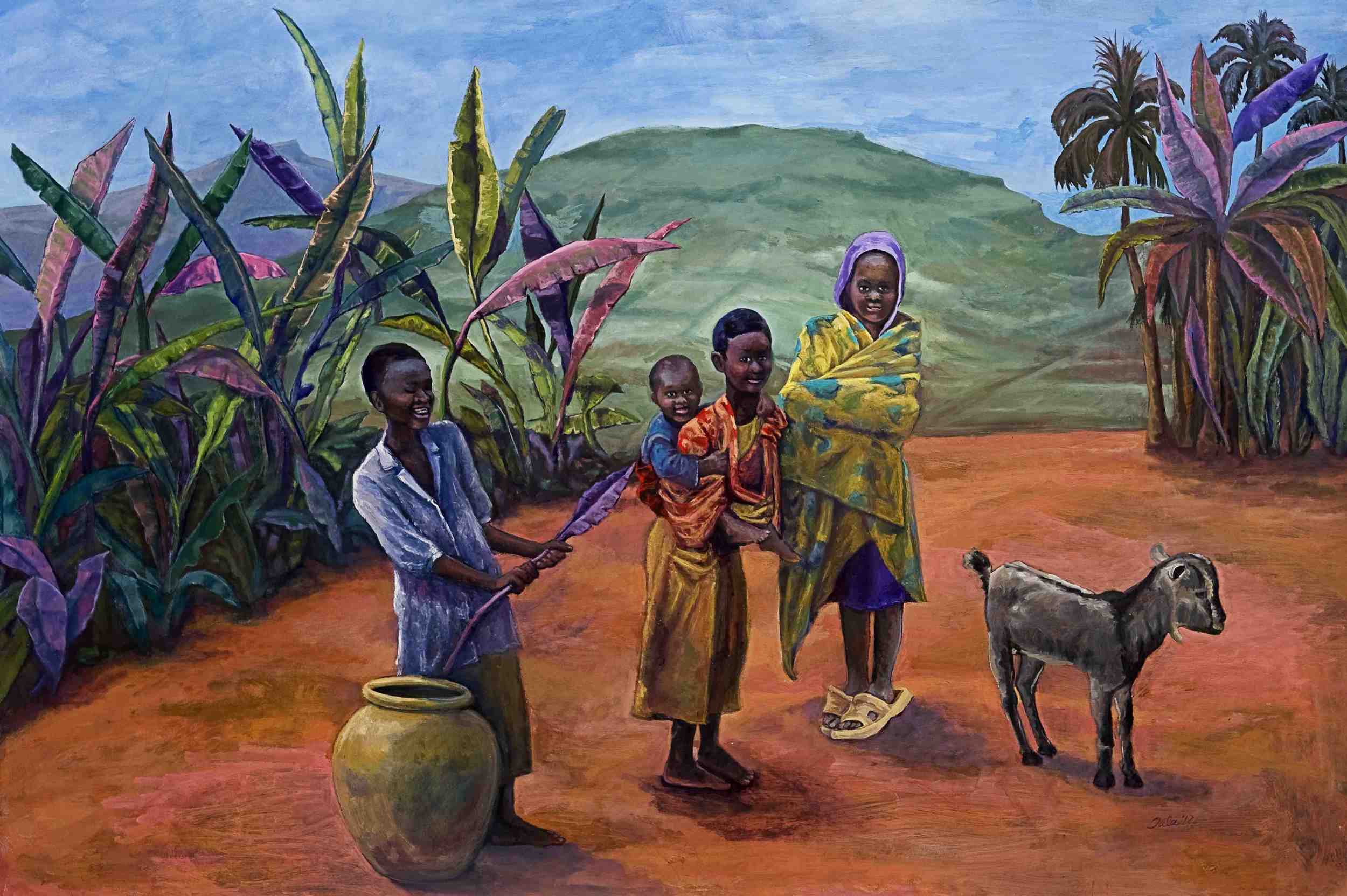 Batwa Village- Copyright 2012
