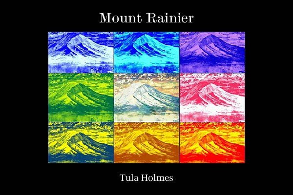 20"x30" Mount Rainier Collage Poster