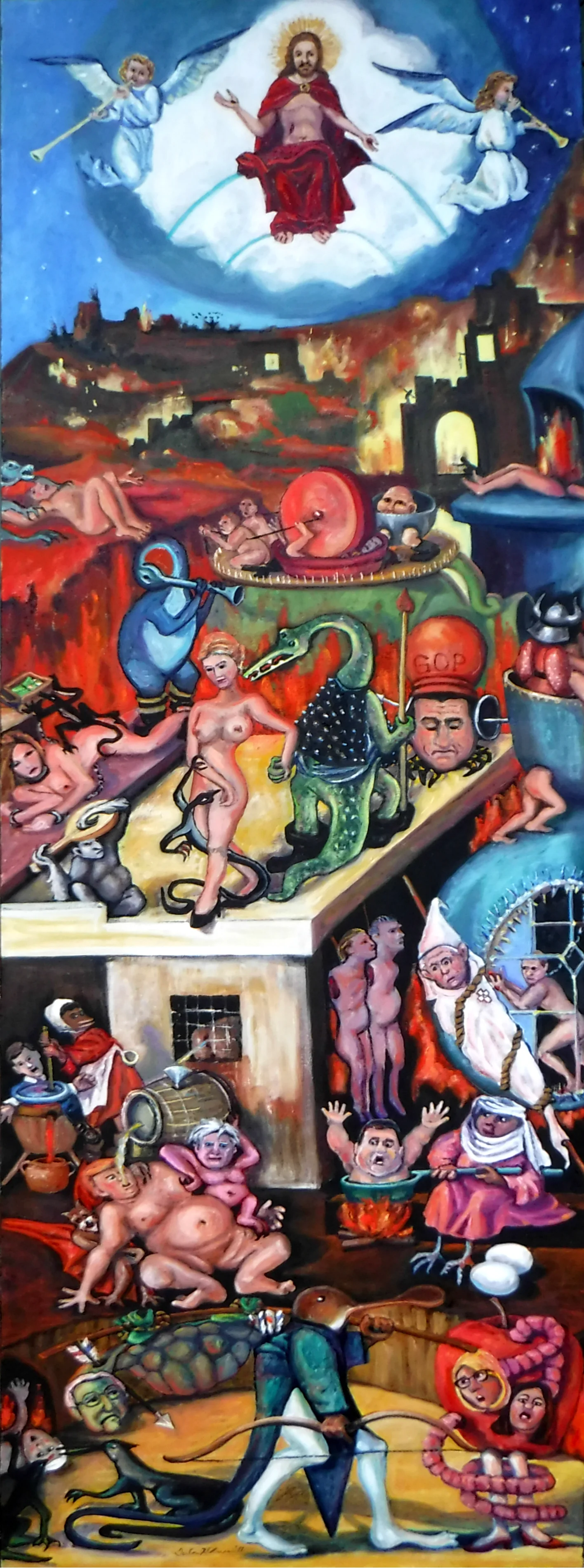 The Last Judgement of Donald Trump- Copyright 2018