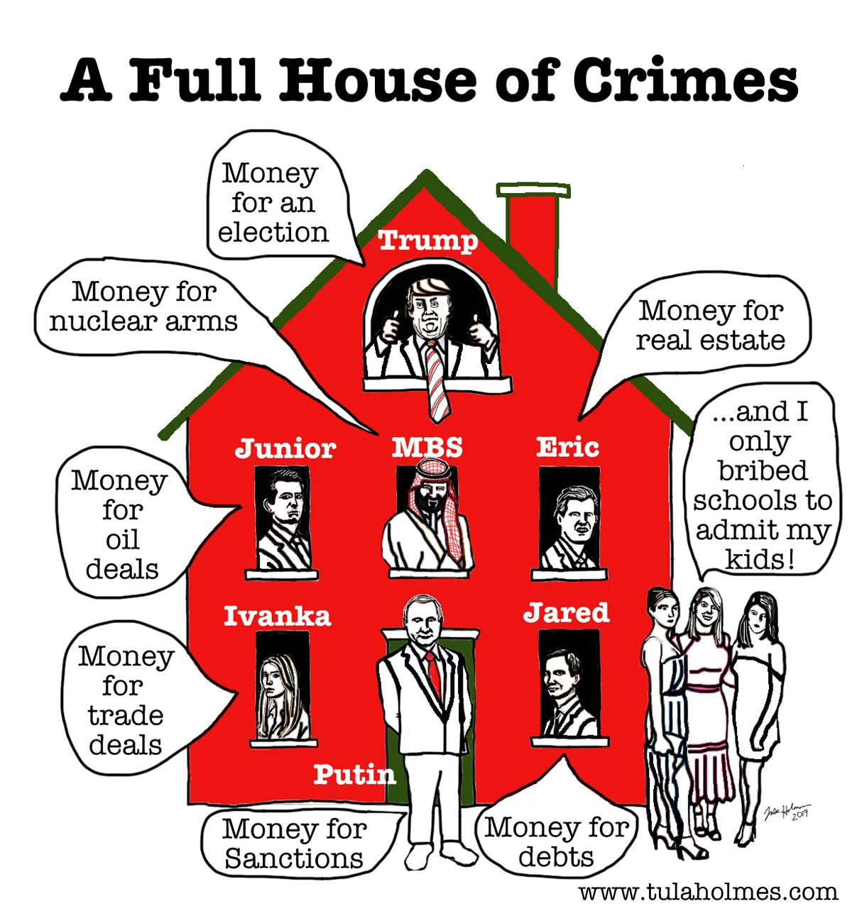 A Full House of Crimes- Copyright 2019