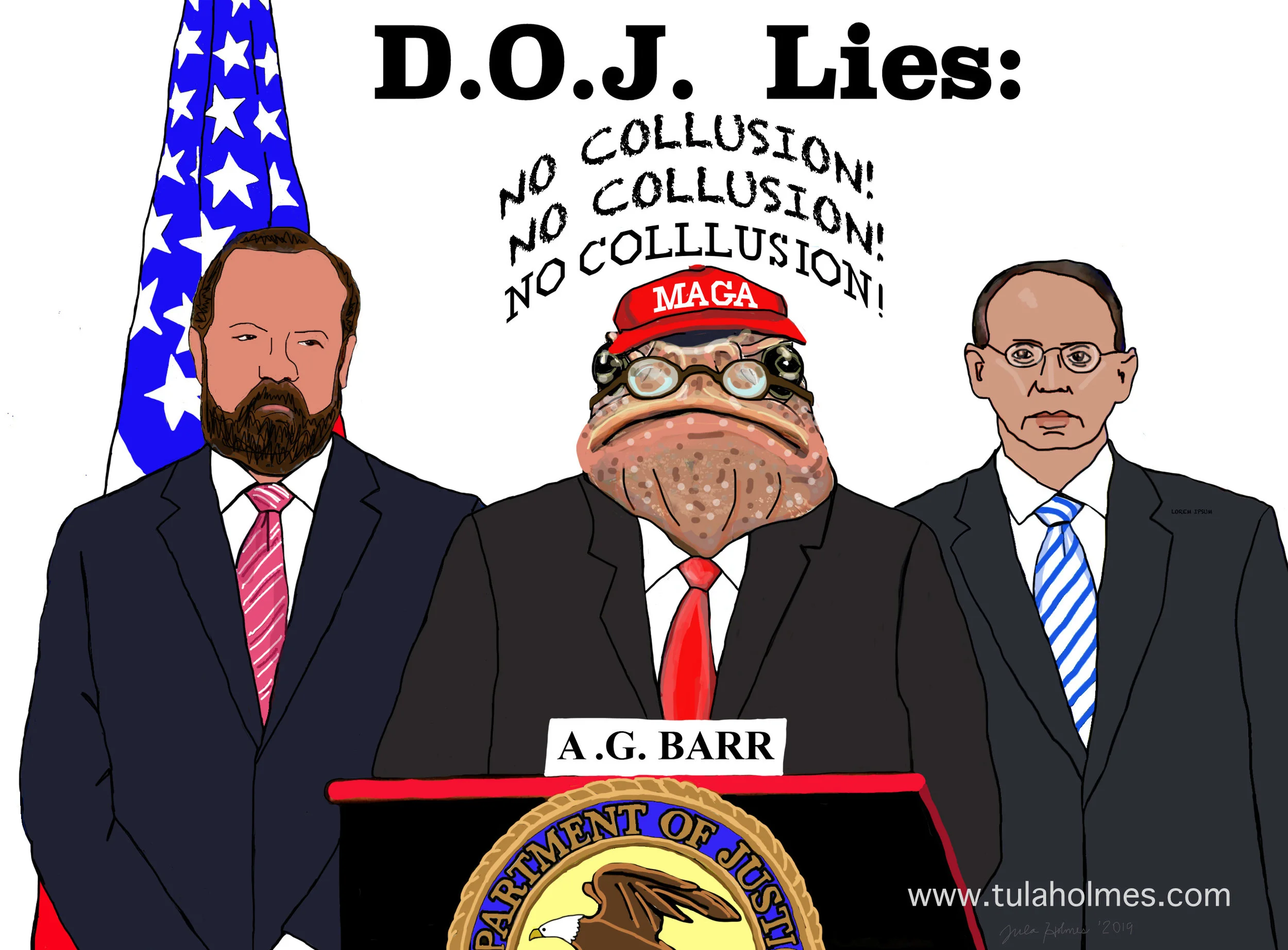 D.O.J. Lies- Copyright 2019