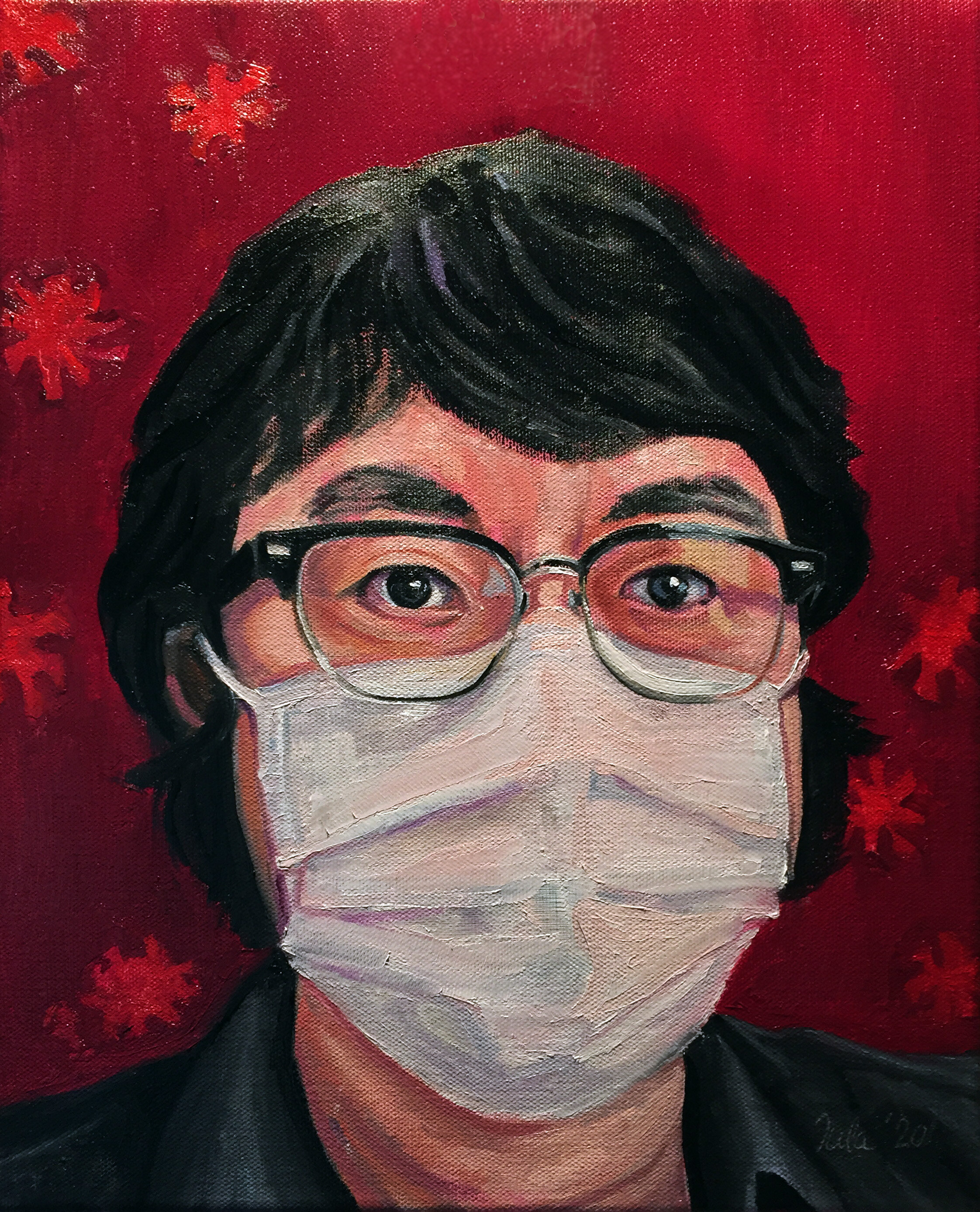 Global Pandemic Portrait #3- Tokyo, Japan- The Professor- Copyright 2020