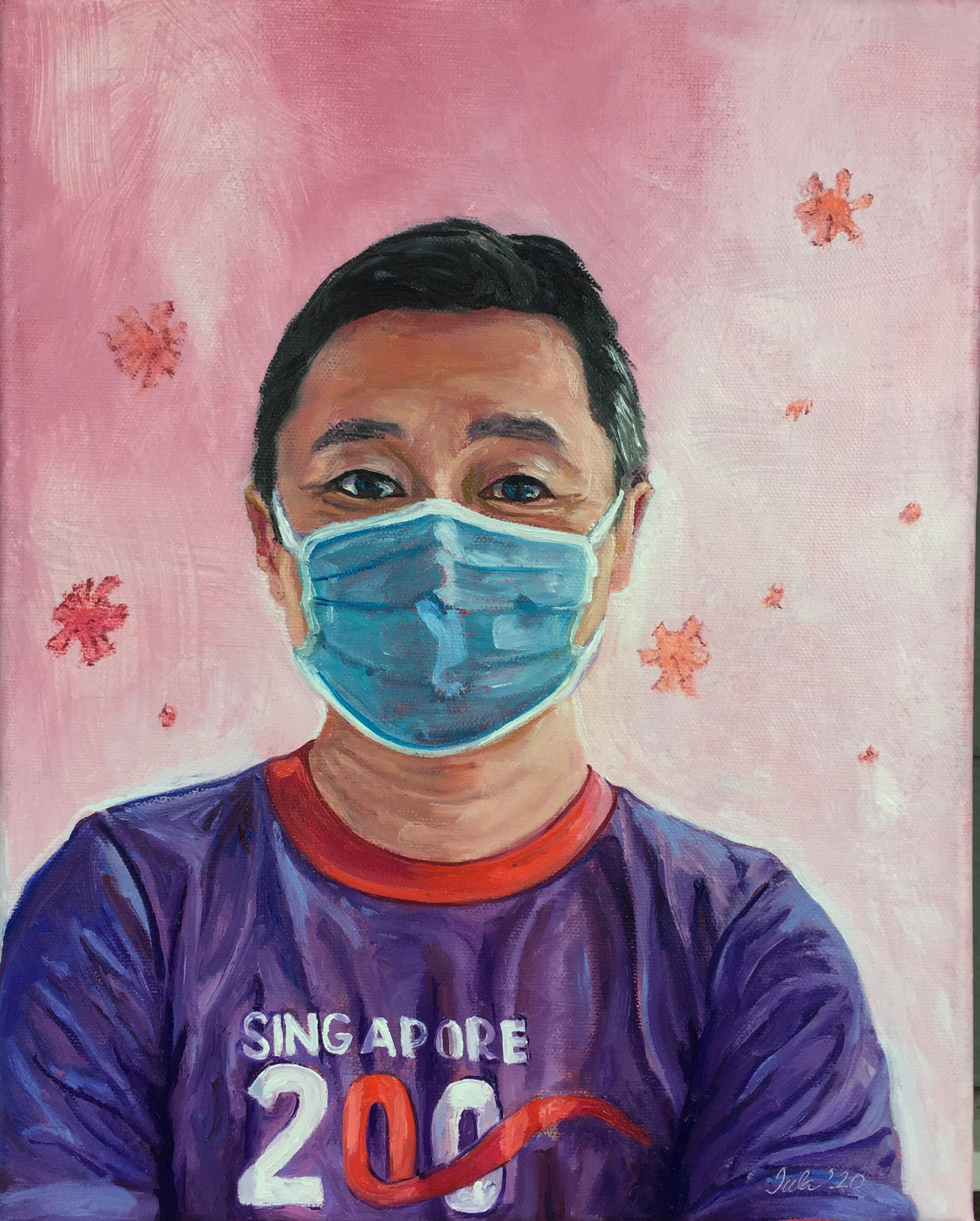 Global Pandemic Portrait #6- The Republic of Singapore- The Businessman- Copyright 2020