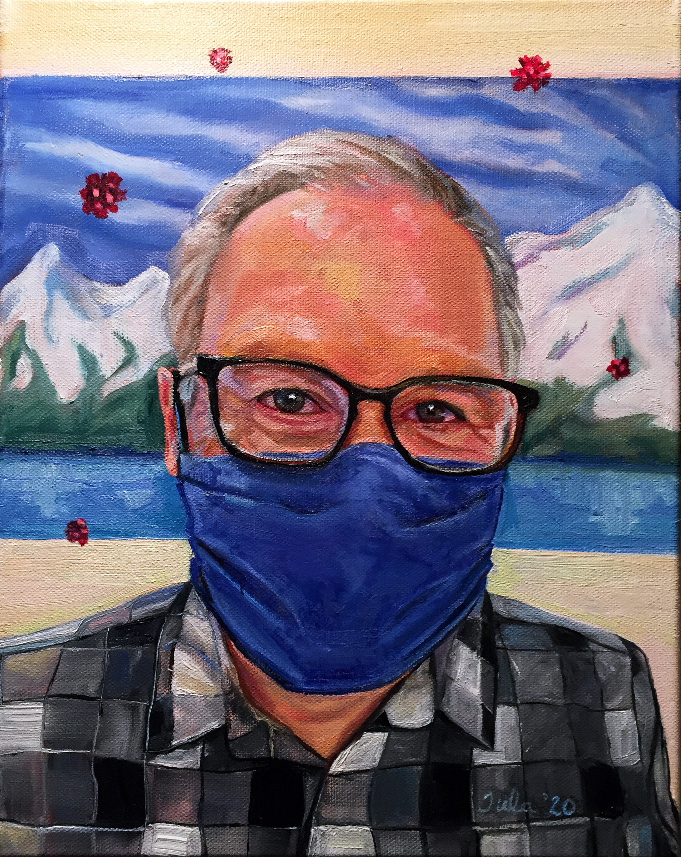 Global Pandemic Portrait #15: Washington State- The Governor- Copyright 2020