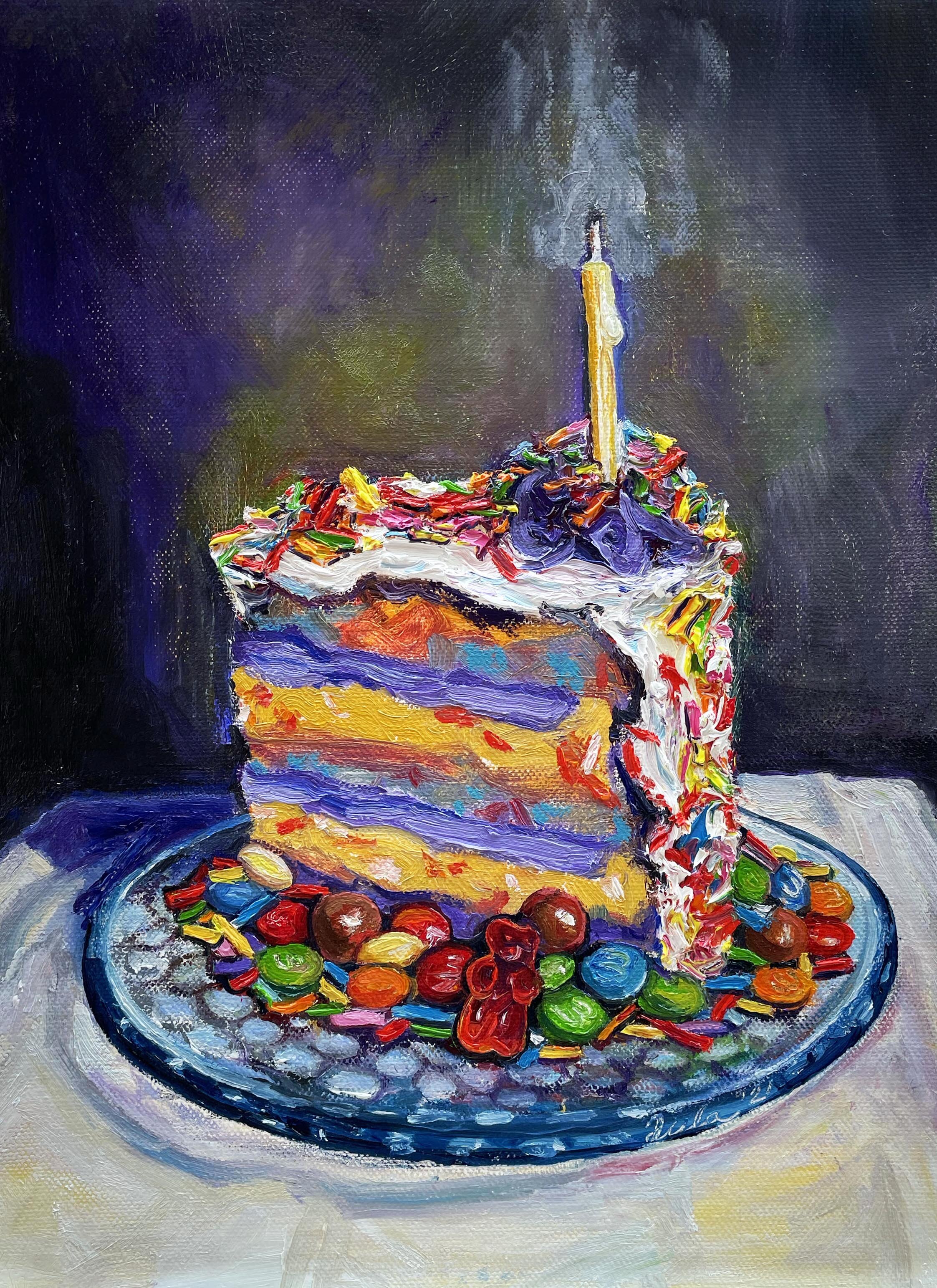 A Rainbow Cake- Copyright 2021