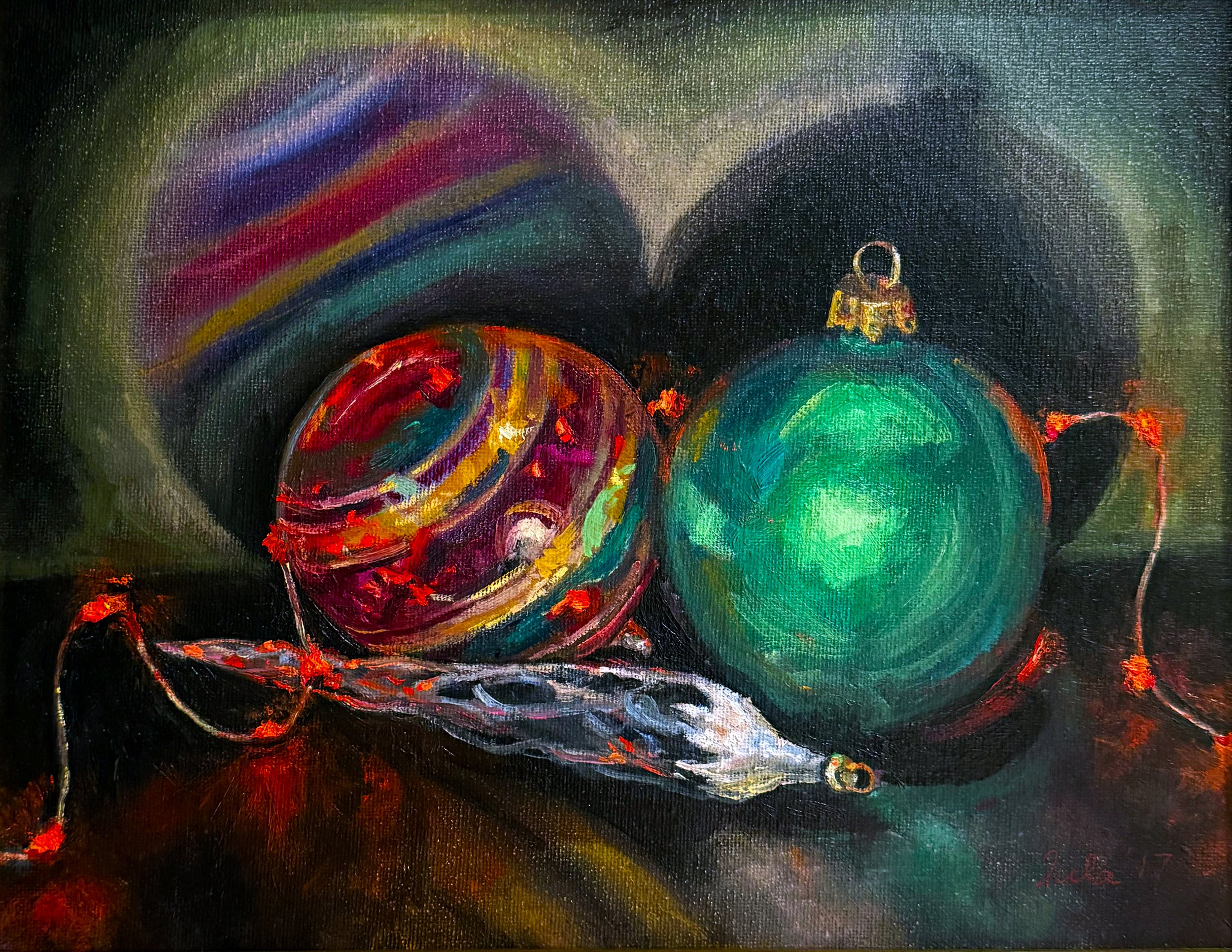 Christmas Still Life- Copyright 2017