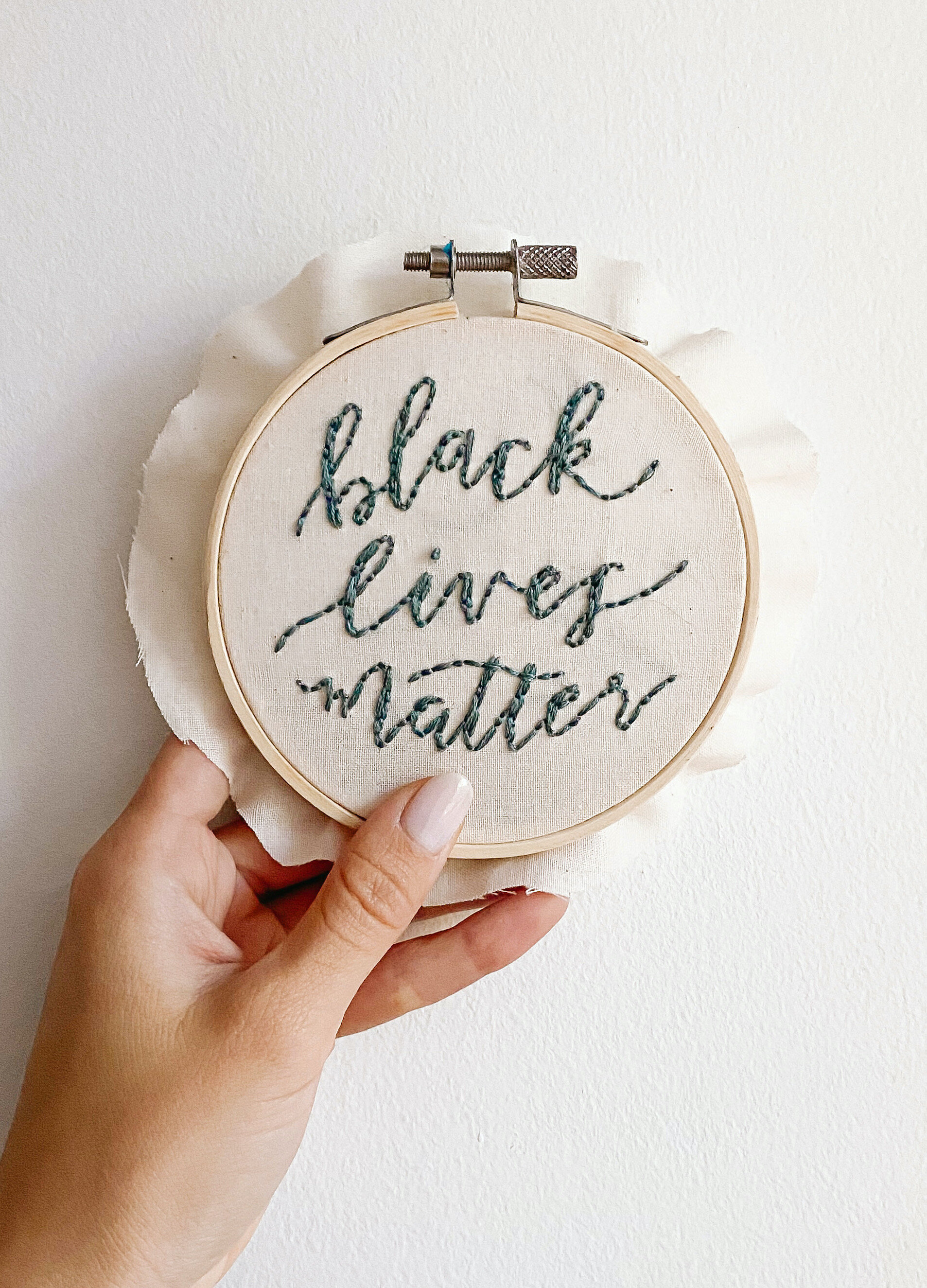 BLACK LIVES MATTER G Embroidery design file