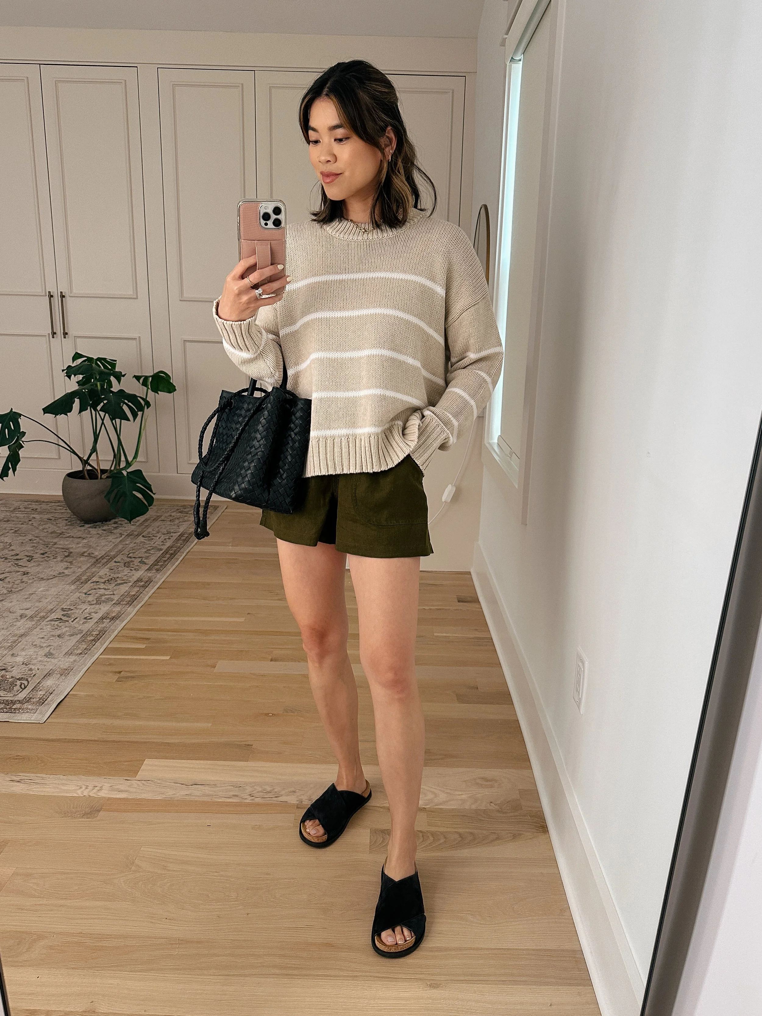 cream sweater