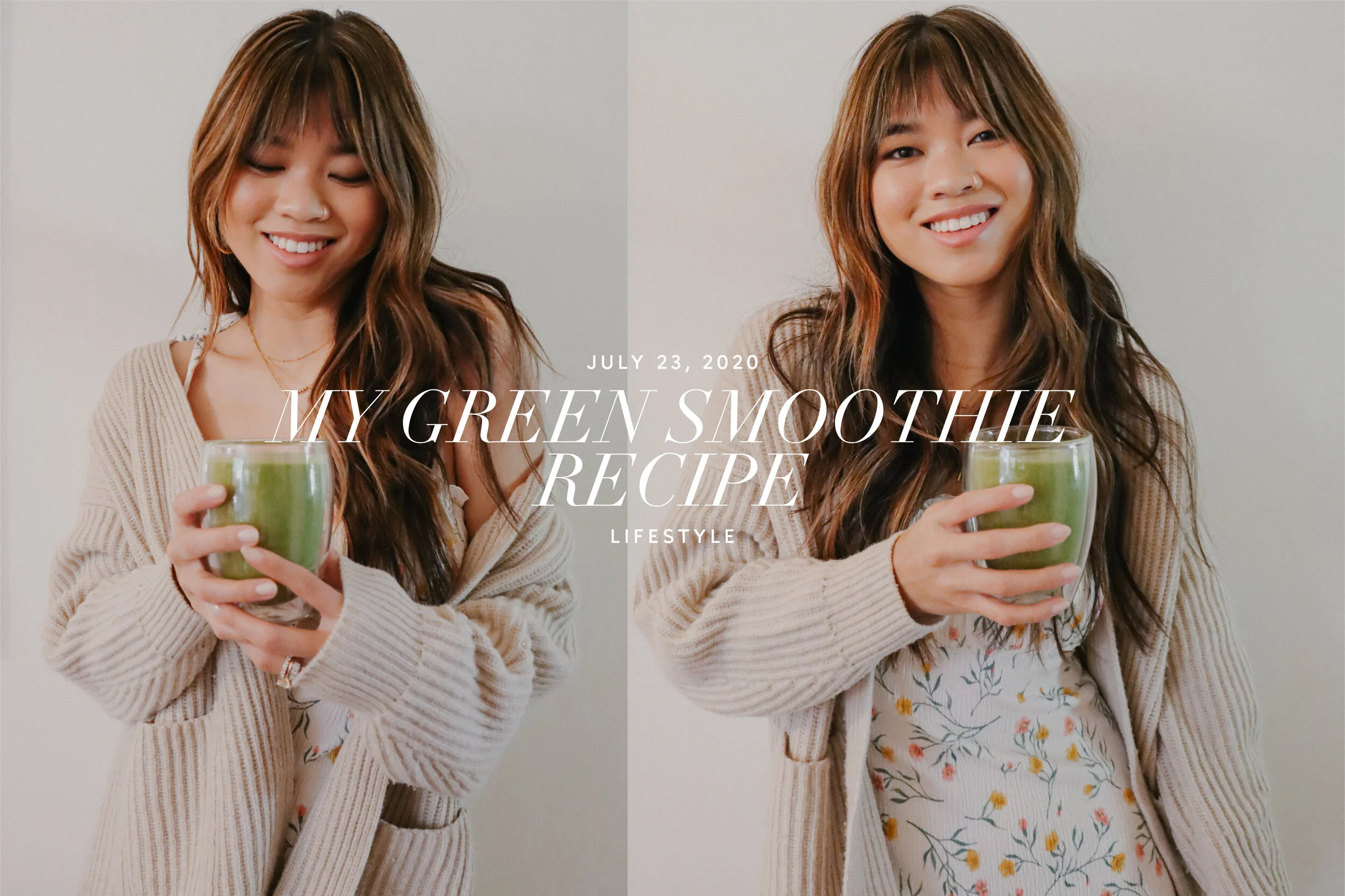 MY GREEN SMOOTHIE RECIPE