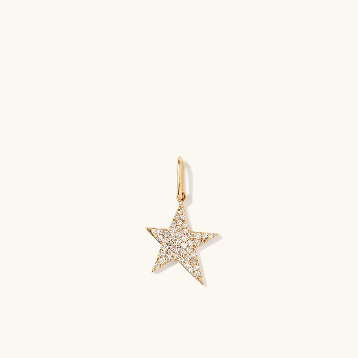 Pavé Diamond Star Charm