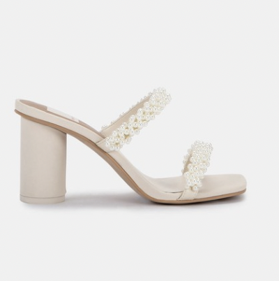 Dolce Vita Noel Heels Vanilla Pearls