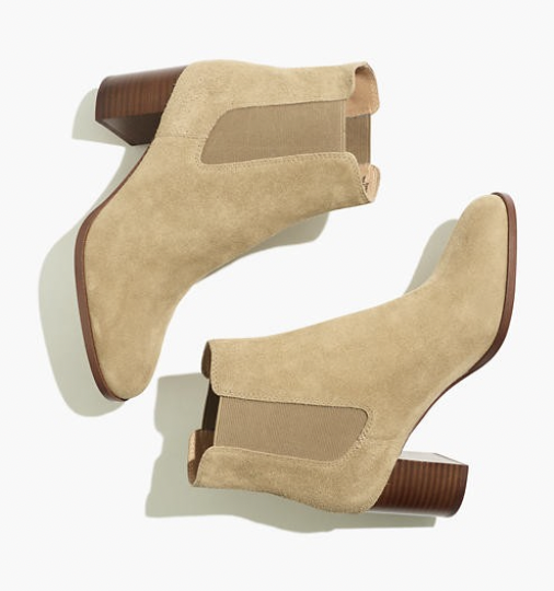 The Laura Chelsea Boot in Suede
