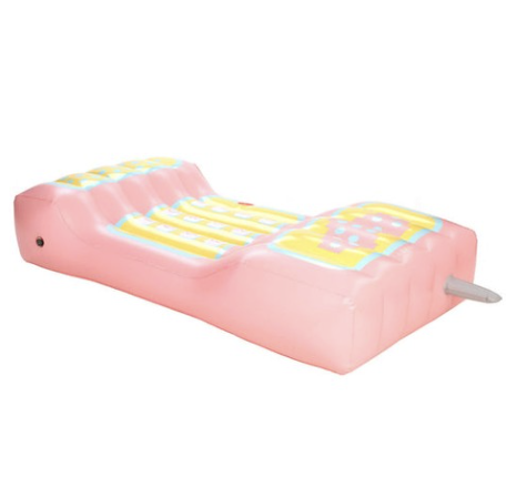 FUNBOY Pink Retro Phone Float