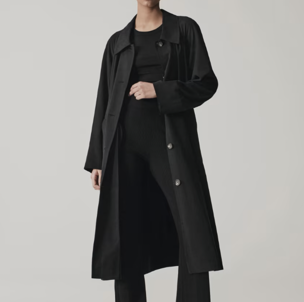 Everlane The Gathered Drape Trench