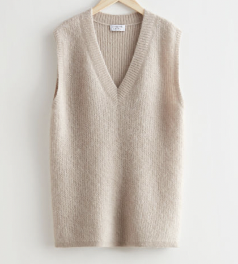 &amp; Other Stories Oversized Knit Vest