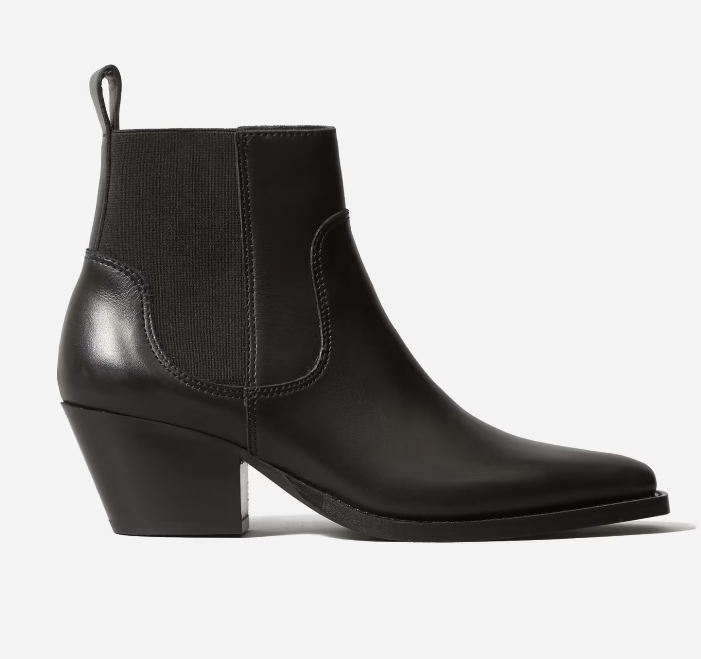 Everlane Black Western Boot