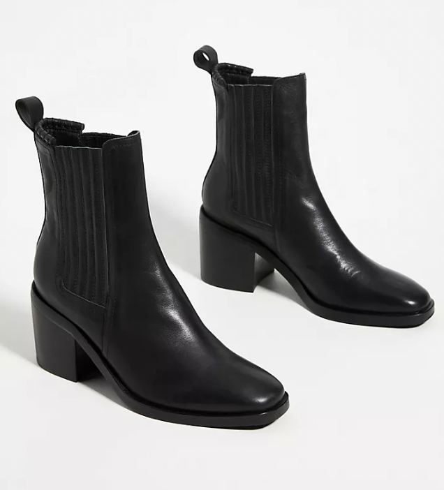 Anthropologie SILENT D NAYDO HEELED ANKLE BOOTS BY SILENT D IN BLACK 