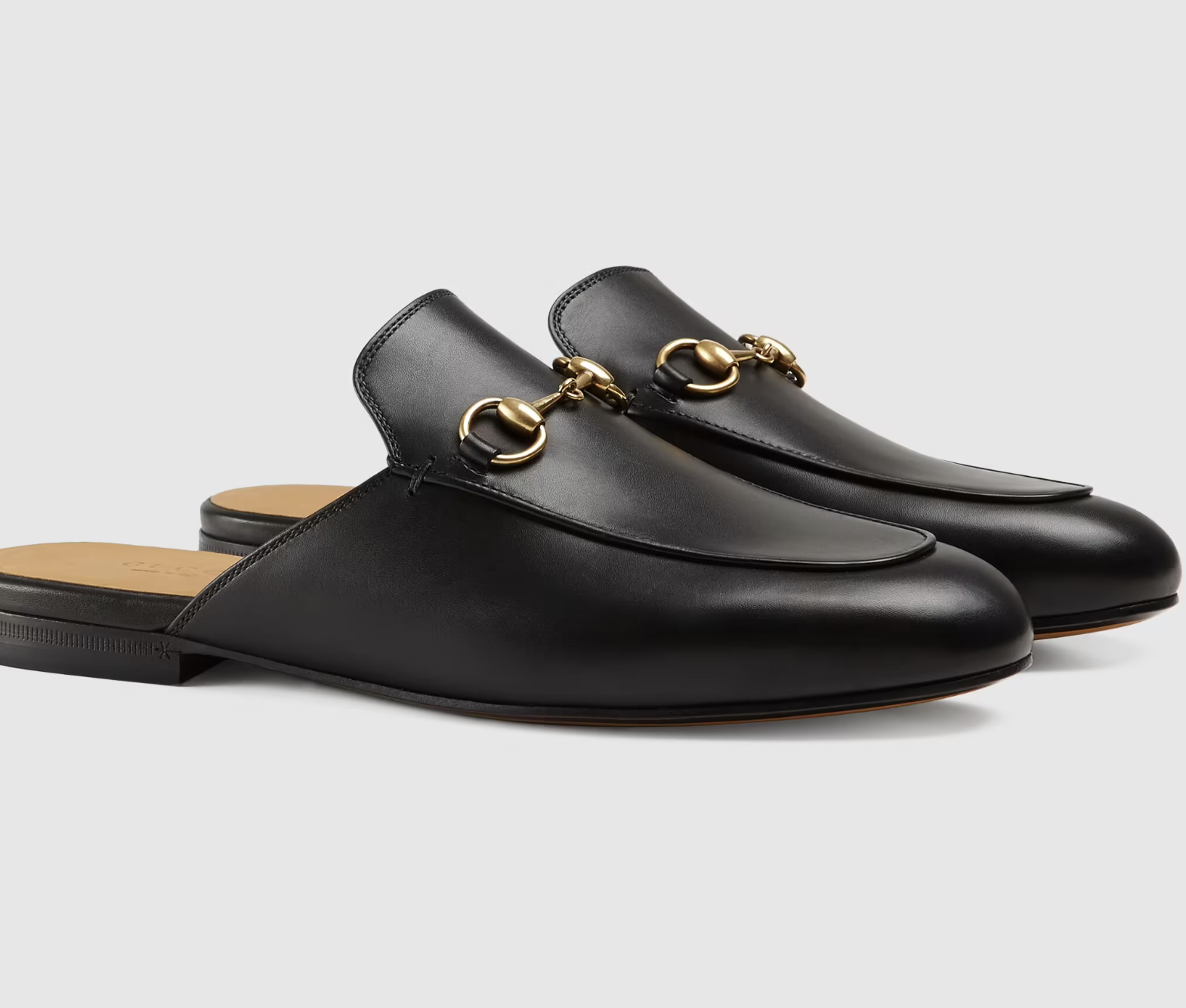 GUCCI PRINCETOWN LEATHER SLIPPER