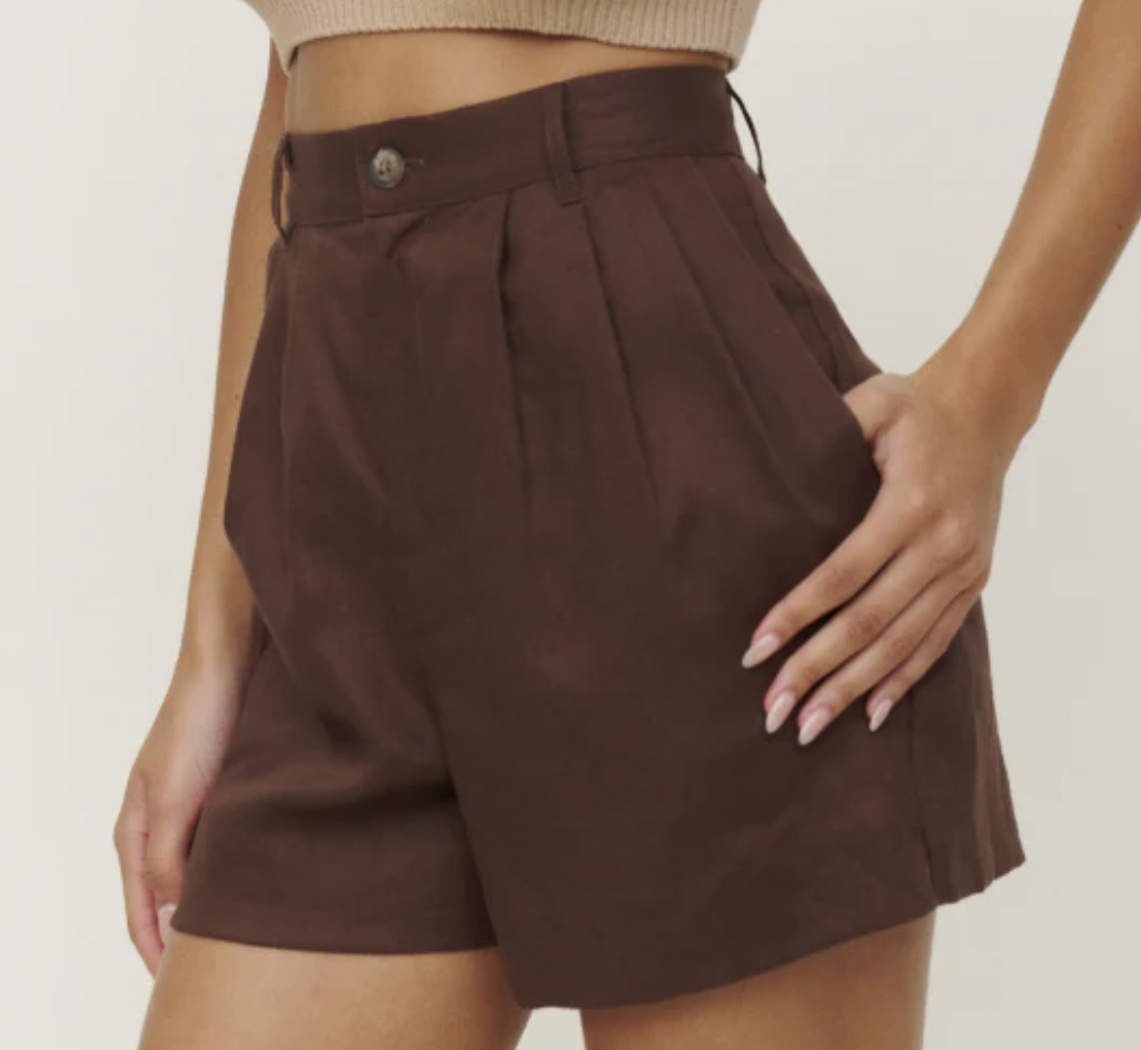 Reformation BEAUX LINEN SHORT
