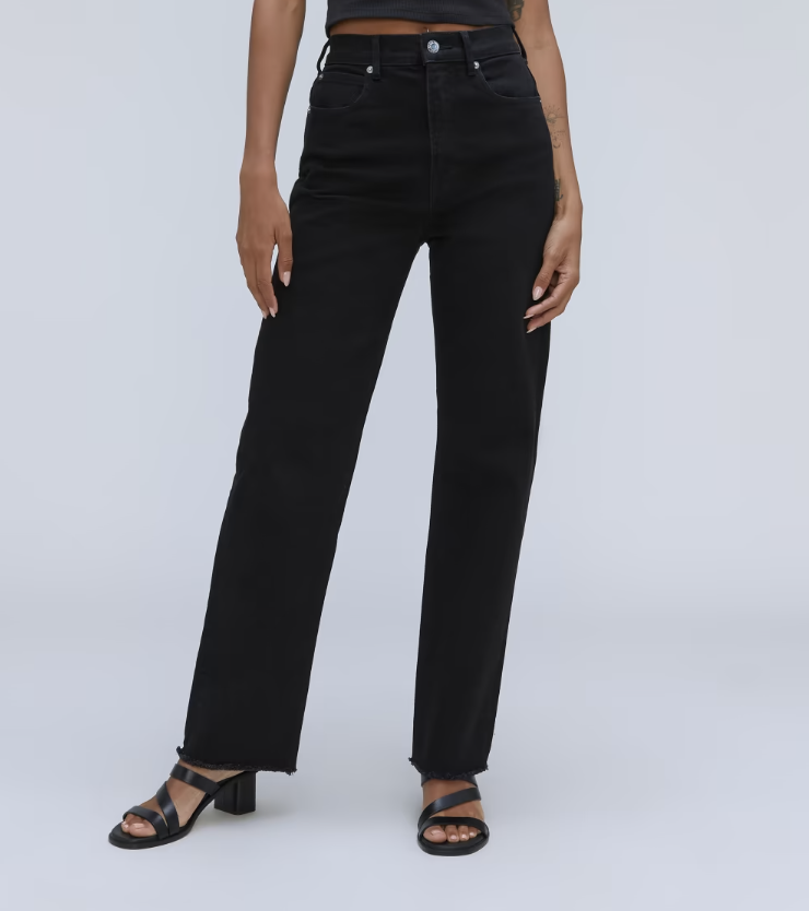 Everlane Way High Jean Black