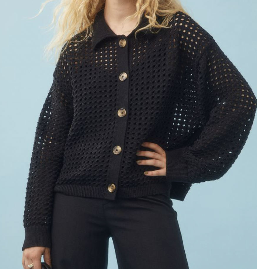 H&amp;M Black Knit Cardigan